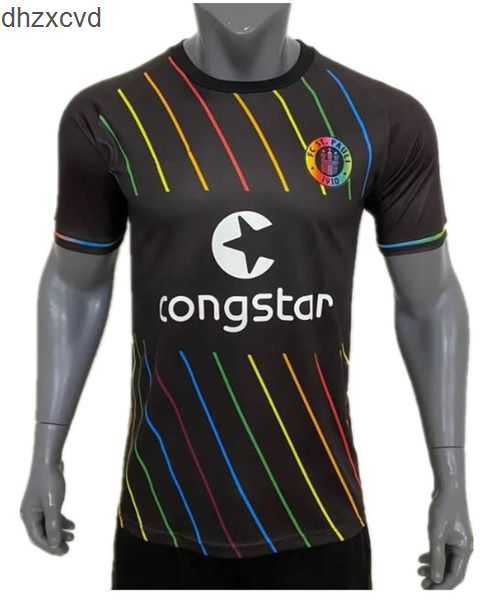 

2023 New Men' Tracksuits FC St. Pauli Home Shirt Fan Custom T-Shirt 7J3W, White