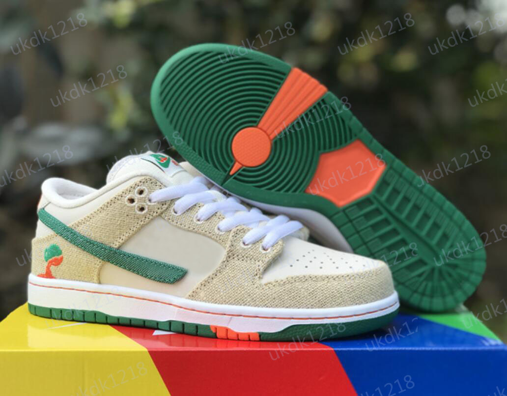 

Shoes Running Dunks low Jarritos Phantom/safety Orange-malachite Men Women sb Outdoors Sports Sneakers Original FD0860-001, Green