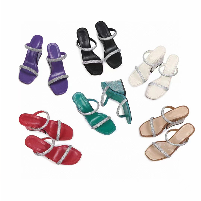 

Designer High Heels Women's luxury brand dress Wedding Shoes Glittery leather high heels Comfortable sexy peep-toe lace-up wedges party shoes Heel height 9cm