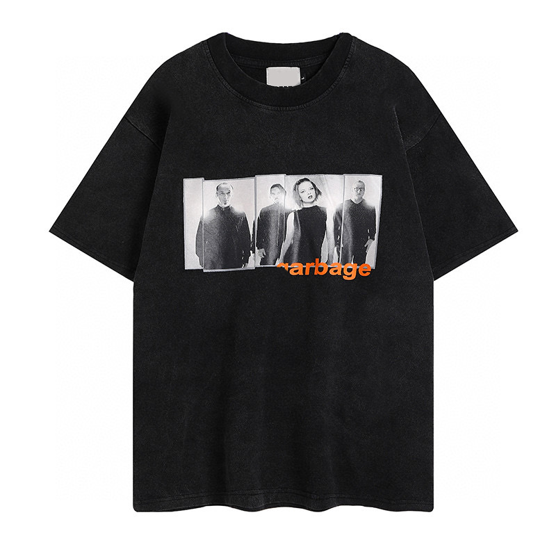 T-shirts pour hommes Polos Col rond vêtements d'été de style polaire brodés et imprimés avec du pur coton de rue 21wf2