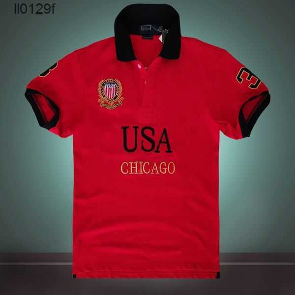 

2023S New Men's Cotton Polos Shirt Embroidery Short Sleeve T-shirt S- I4YG