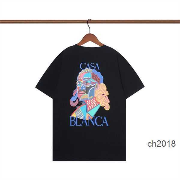 

Mens Womens Designer T shirt Printed Fashion man T-shirt Top Qualities Cotton Casual Tees Short Sleeve Luxury Hip Hop Streetwear Casablanc TShirts GFM1, 10