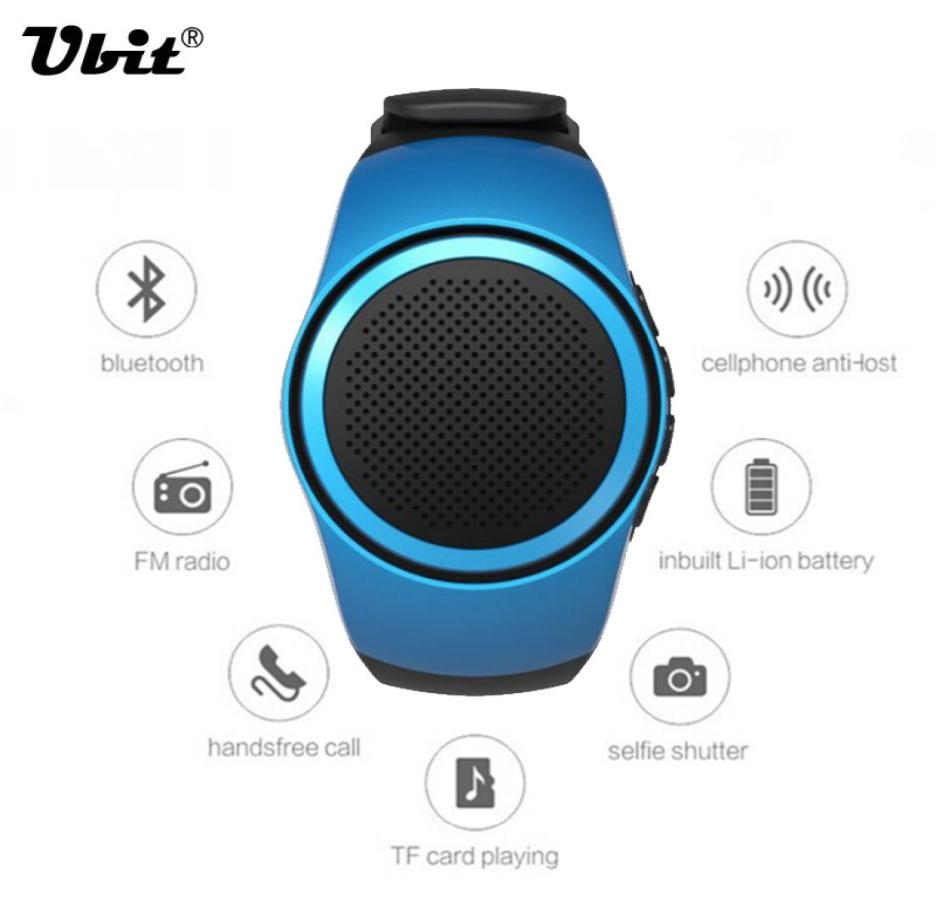 

Ubit B20 Bluetooth Sports Music Watch Portable Mini Watch Bluetooth 21EDR Sport Speaker TF Card FM Audio Radio Speakers7084590