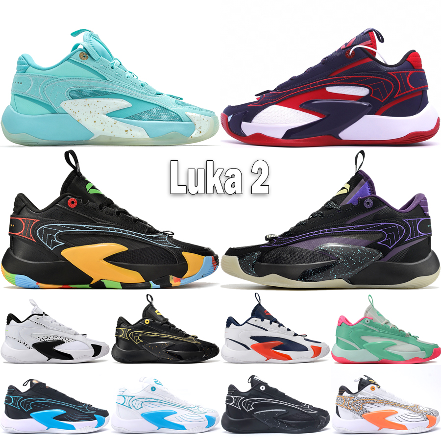 

Top Jumpmans Luka 2 Men Basketball Shoes New Designer Quai 54 Safari Tropical Twist Glow In The Dark University Red Outdoor Sneakers Size 40-46, #07 multicolour