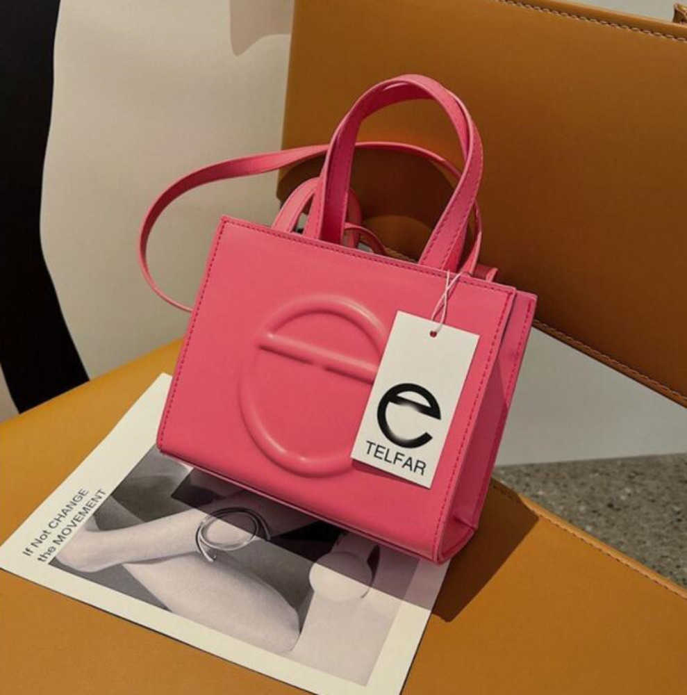 

Designer Telfars Shoulder Bags Mini Tote Luxury Crossbody Women Shopping Bag Handbags Fashion Pink Black Purse Satchels New fashion, Sky blue