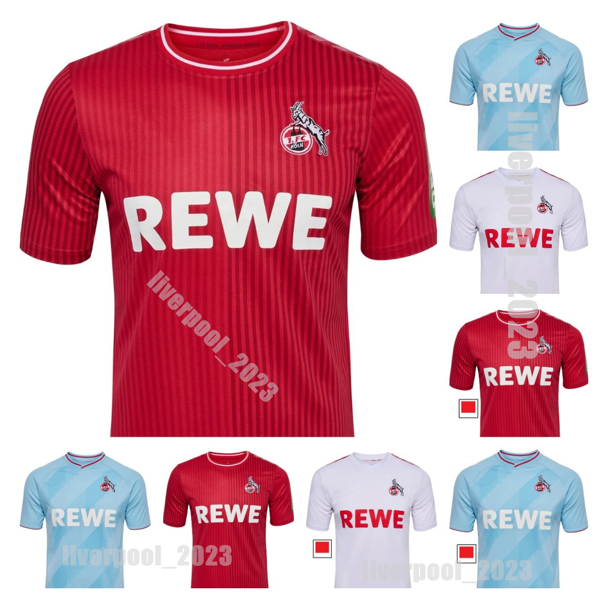 

23 24 FC Koln soccer Jersey 2023 2024 ANDERSSON SCHINDLER home away Third Anthony Modeste F.Kainz R.Czichos J.Hector E.Skhiri The Lates football shirts SCHAUB uniform