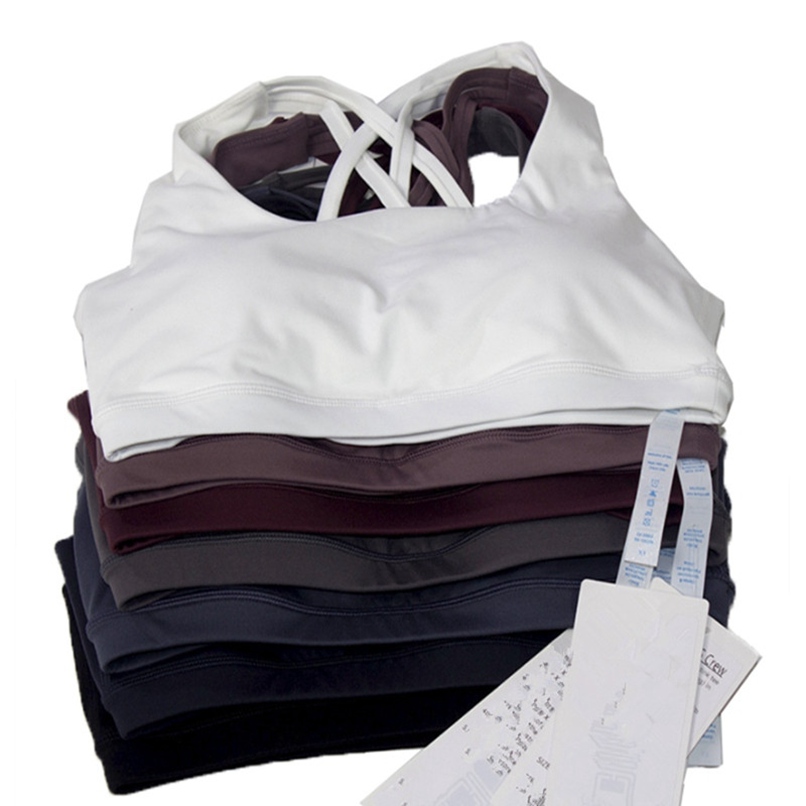 LU-88 LUL Women's Crop Top Gym Clothing For Fitness Female Underwear Yoga Clothes For Girls Sportswear Woman Bodice Sports Bras lululemens