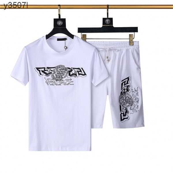

Men's Tracksuits Casual For Men Sportswear Harajuku Short Sleeve T Shirt Set Piece Streetwear Oversized Man Outfits Suit 2023 Summer GPS3