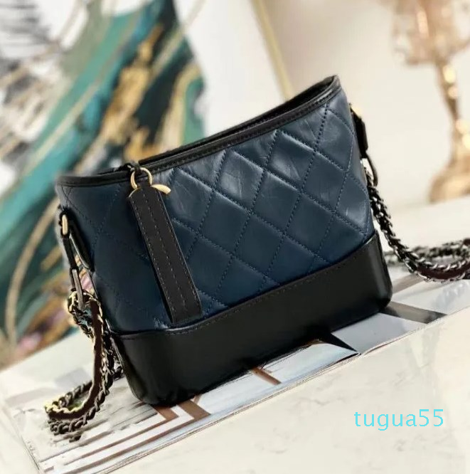 

Designer-bag Women's bags Fashion casual simple shoulder bag, Blue