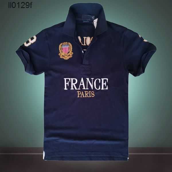 

2023S New Men's Cotton Polos Shirt Embroidery Short Sleeve T-shirt S-5XL 0P6U