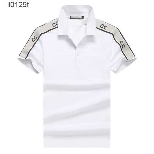 

designer mens polo shirt top luxury brand breathable quick drying short sleeve simple lapel button business casual versatile summer t various styles VYD8, 10-2