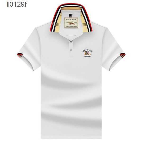 

Summer Men Polos Luxury Business Lapel Polo Shirt Casual Short Sleeve Embroidered Top Slim Fit T-shirt M-4XL male tee high quality designer 0P6K, Style b