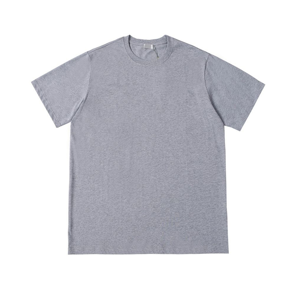 

xinxinbuy Men designer Tee t shirt 23ss Shoulder Ribbon Letter embroidery high quality short sleeve cotton women purple, Black