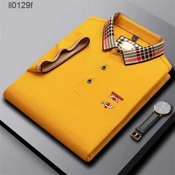 

New Designer Polo Shirts Men Luxury Casual Bee Letter Print Embroidery Fashion High Street Asian size M-3XL 7HVE, Royal blue