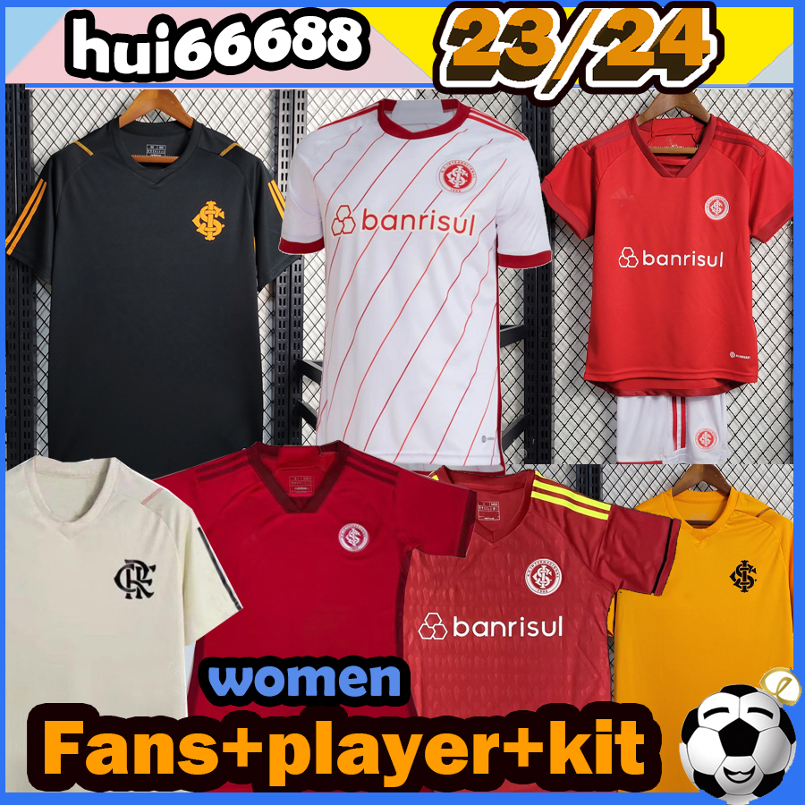 

22/23/24 SC Internacional soccer jerseys 2023 2024 fans player women Training WANDERSON ALEXANDRE D'Alessandro NICO DE PENA E.VALENCIA LUIZ ADRIANO A. PATRICK kit shirt, 23-24 home
