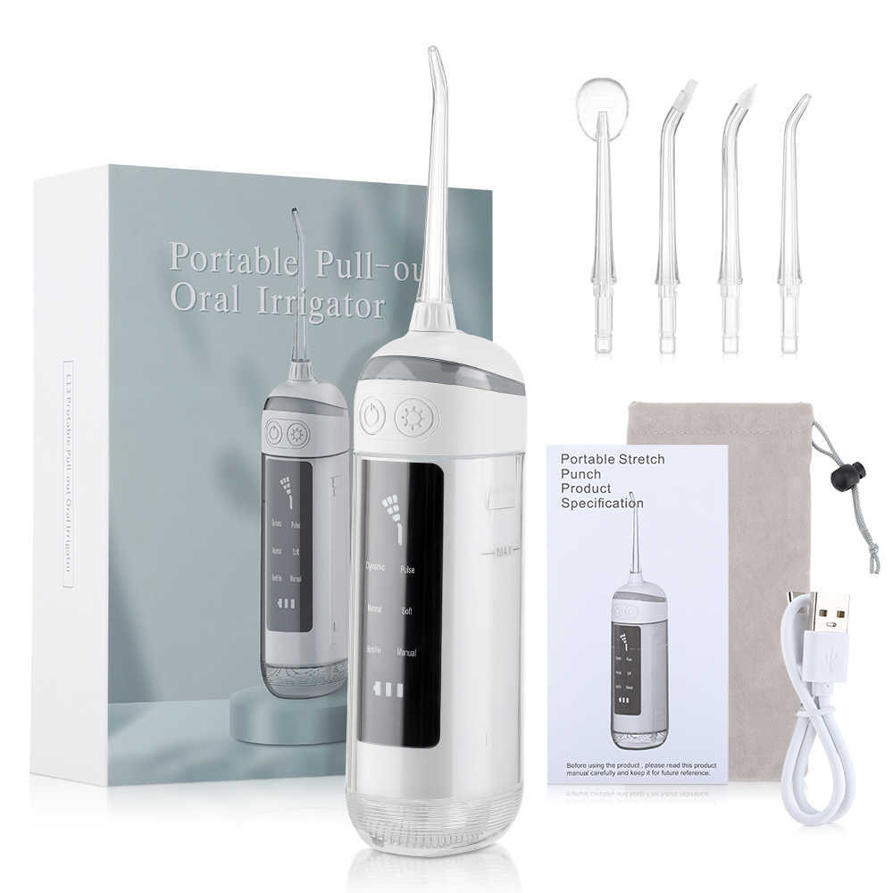 Oral Irrigators Powerful Dental Water Jet Oral Irrigator for Teeth Water Flosser Water Pick Mouthwasher 6 Modes Tooth Cleaning Care Mouth Shower-image-868092121