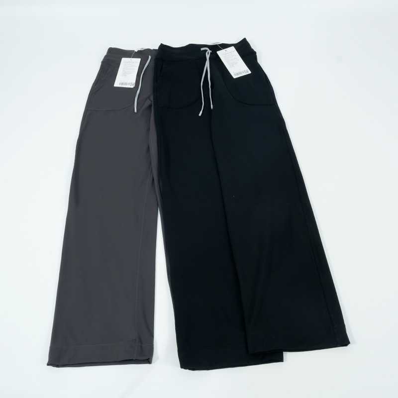 

Impression Women's Loose Pants With Yoga High Waist Drawstring Outdoor Casual Jogging Gym Sports Flare Pants, Graphite gray