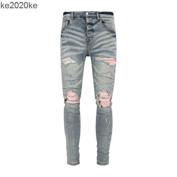 

2023 Designer Mens Jeans Pants Ripped High jeans men's embroidered pants fashion hole top selling zipper 9YA0