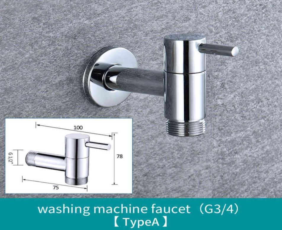 

Wall Mounted Small Decorative Garden Faucet Long Washing Machine Water Basin Bibcock Taps9327376