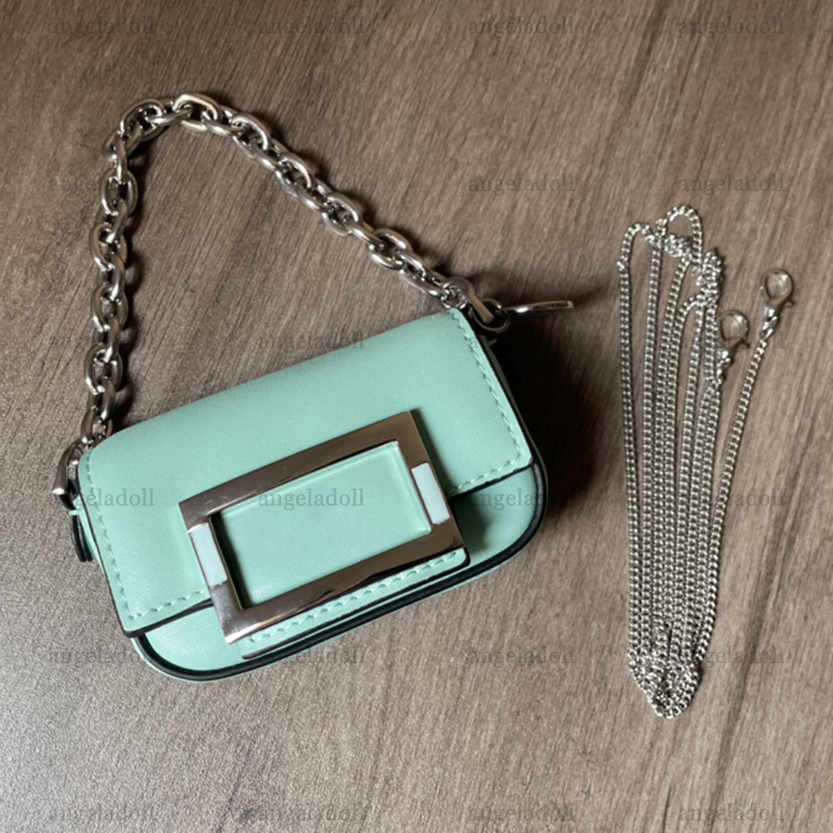 

10A Mirror Quality Designers Nano Baguette Bags 10cm Womens Real Leather Cowhide Handbag Luxury Ladies Handbag Clutch Crossbody Shoulder Chain Box Bag, Carton