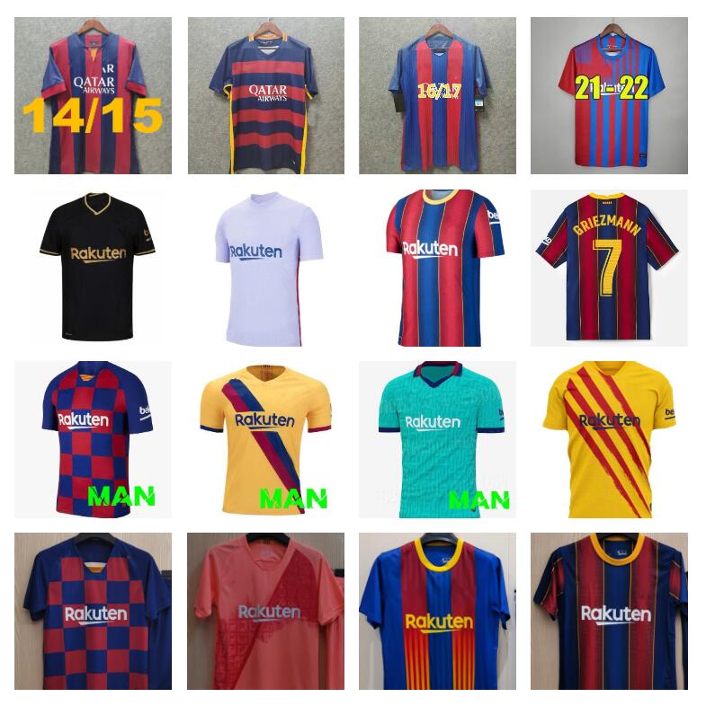 

18 19 20 21 Retro barcelona PUYOL A.INIESTA XAVI MESSIs soccer jerseys 2014 2015 2016 2017 2018 2019 2021 2022 home NEYMAR JR PIQUE SUAREZ vintage classic football shirt, 21/22