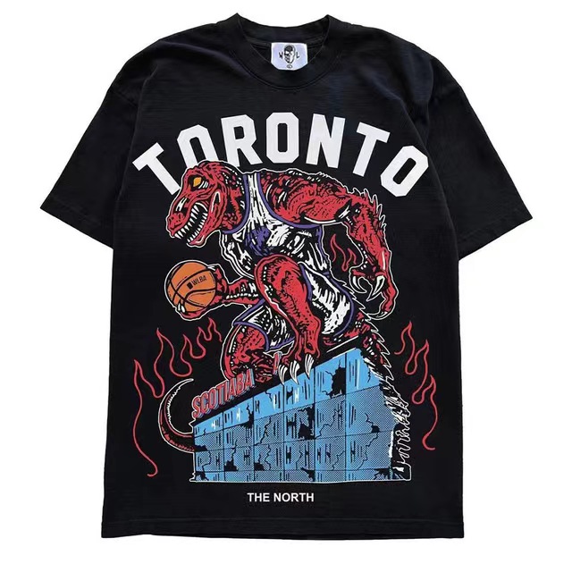 

Warren High Street Sun Basketball LotasT T-shirt Tide brand large size Quick Dry men' and women' fashion Street short sleeve top, 13