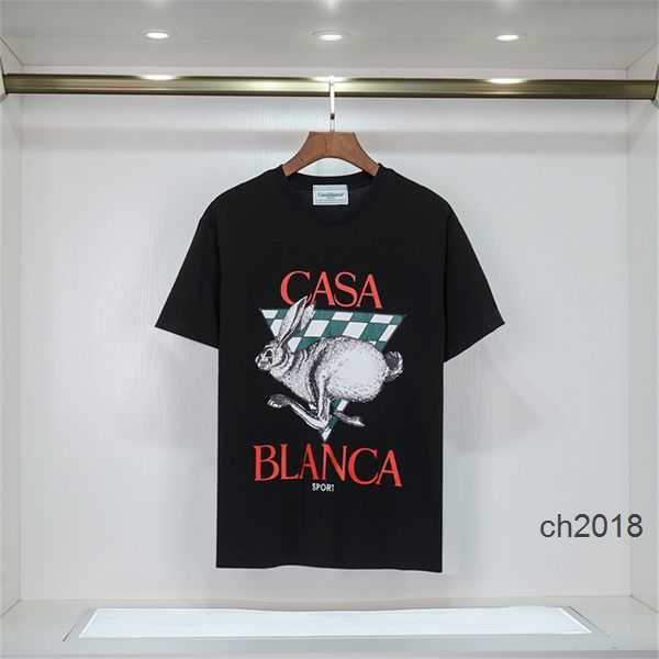 

Mens Womens Designer T shirt Printed Fashion man T-shirt Top Qualities Cotton Casual Tees Short Sleeve Luxury Hip Hop Streetwear Casablanc TShirts H07B, 12