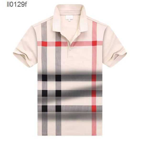 

Italian small sailboat summer trend casual lapel polo shirt men's short sleeve color T-shirt J2QM