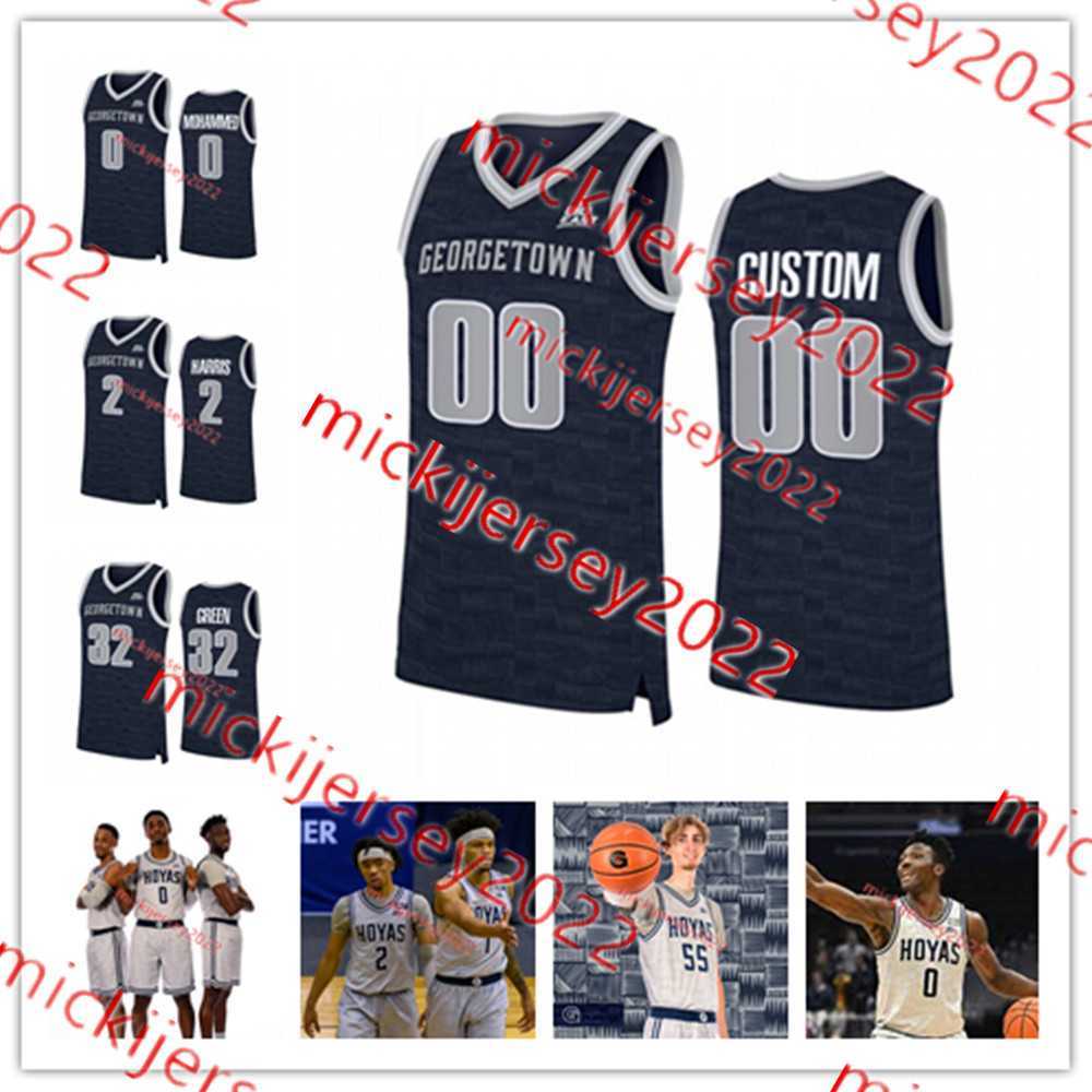 

Georgetown Hoyas Jersey Ryan Mutombo Bradley Ezewiro 31 Wayne Bristol Jr. 55 Victor Muresan Georgetown Basketball Jerseys Custom Stitched Mens Youth, Grey