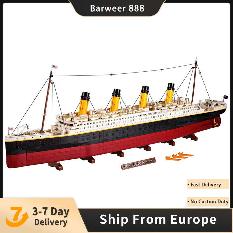 

Movie Classics Block Creative Titan Large Cruise Ship Model 9090PCS Building Blocks Brick Toy Kids Gift Set Compatible 10294