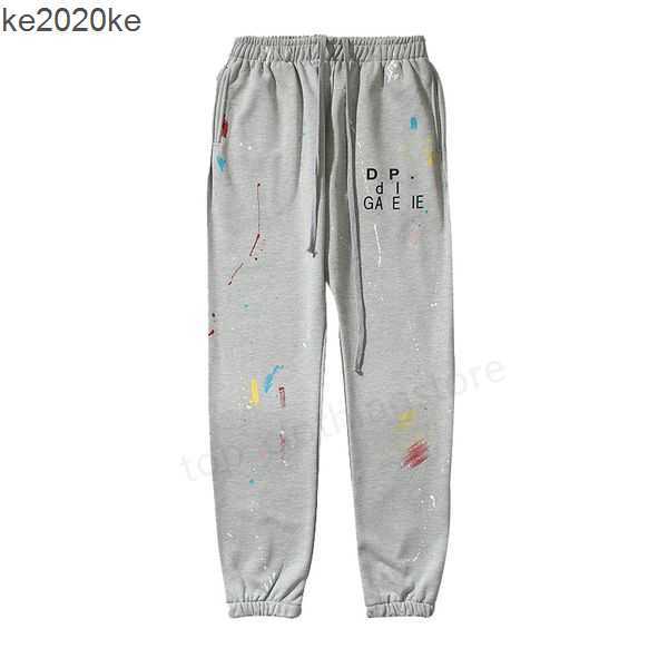 

Galleries Pants Depts Mens designer Sport splash ink graffiti print Cotton High Quality Sweatpants Luxury Women Jogger Casual Plus Size OS26