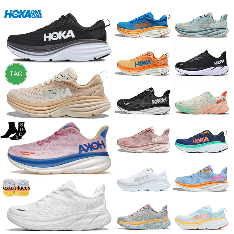 

Wholesale Hoka Bondi 8 Shoes Black Shifting Sand Clifton 9 Cyclamen Sweet Lilac Sports Trainers Hokas Cliftons 8 Triple White Free People Carbon X 2 On Cloud Sneakers, C10 carbon x 2 triple white 36-45