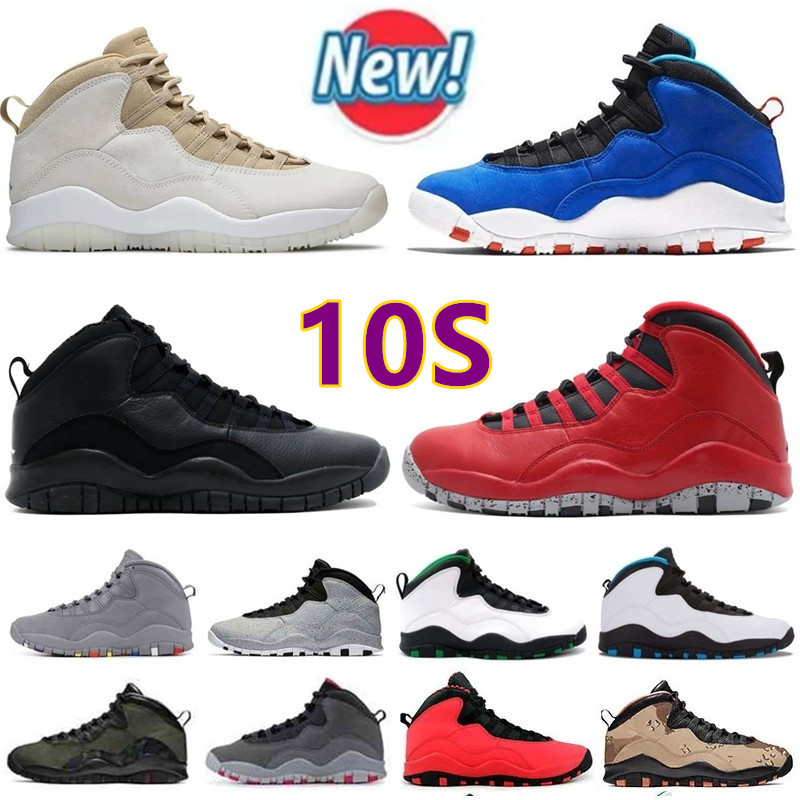 

10 Basketball Shoes 10th Anniversary Steel Ovo Black Orlando Tinker Jumpman 10s Boots Bulls over Broadway Stealth Dark Shadow Maya Moore Light Smoke Men Sneakers, Drake ovo black
