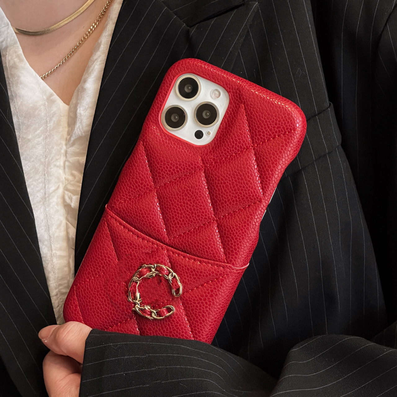 

Top Leather Designer Phone Cases For iPhone 14 13 12 11 Pro Max 14Pro 14Plus 13Pro 13ProMax 12ProMax Fashion Letter IPhone Cases, Black