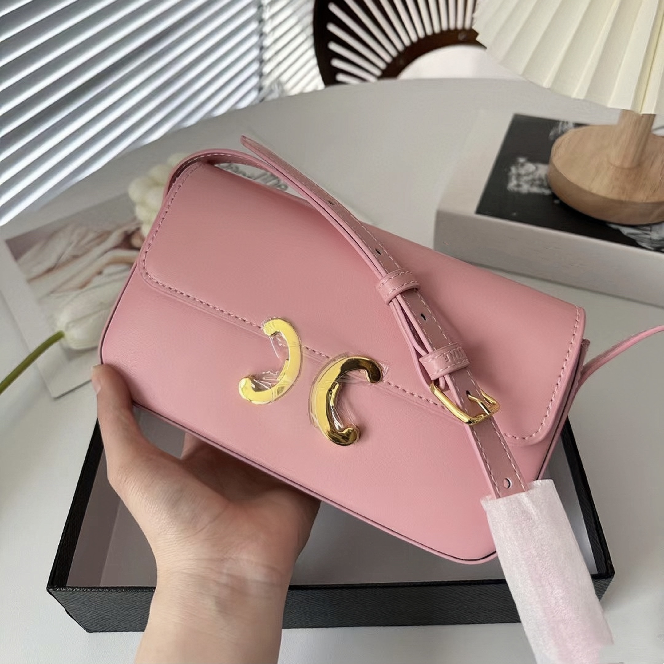 

luxury designer artsy crossbody bags bags genuine leather handbag versatile Artwork Plain Oxford Alloy women's cross-body bags high quality designer bags summer bag, 08