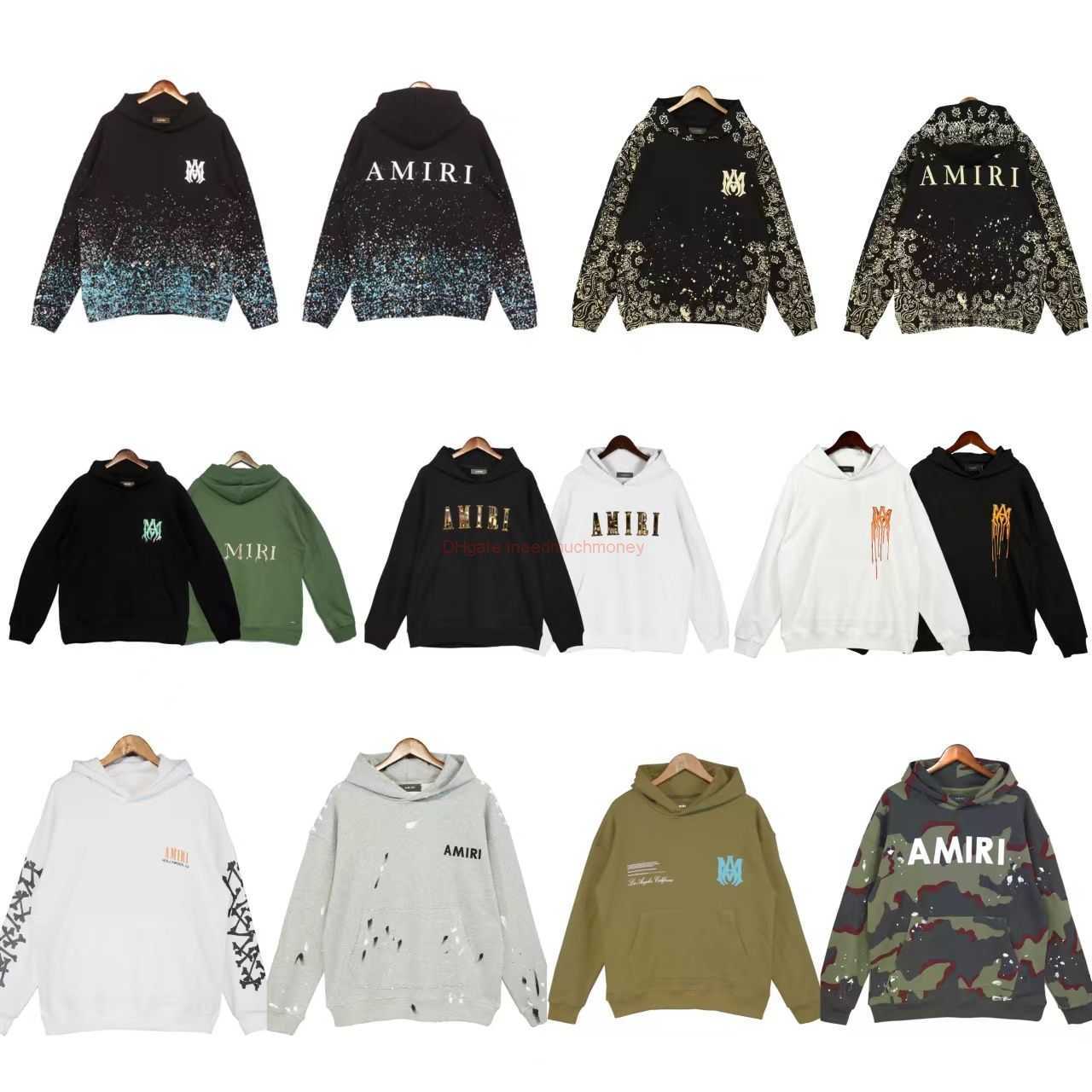 

Designer Clothing Mens Sweatshirts Amires Am Hoodies American Fashion Amies Series Autumn Winter New Hooded Sweater for Men Women High Street Loose Fashion Hoodie C, Shipping fee