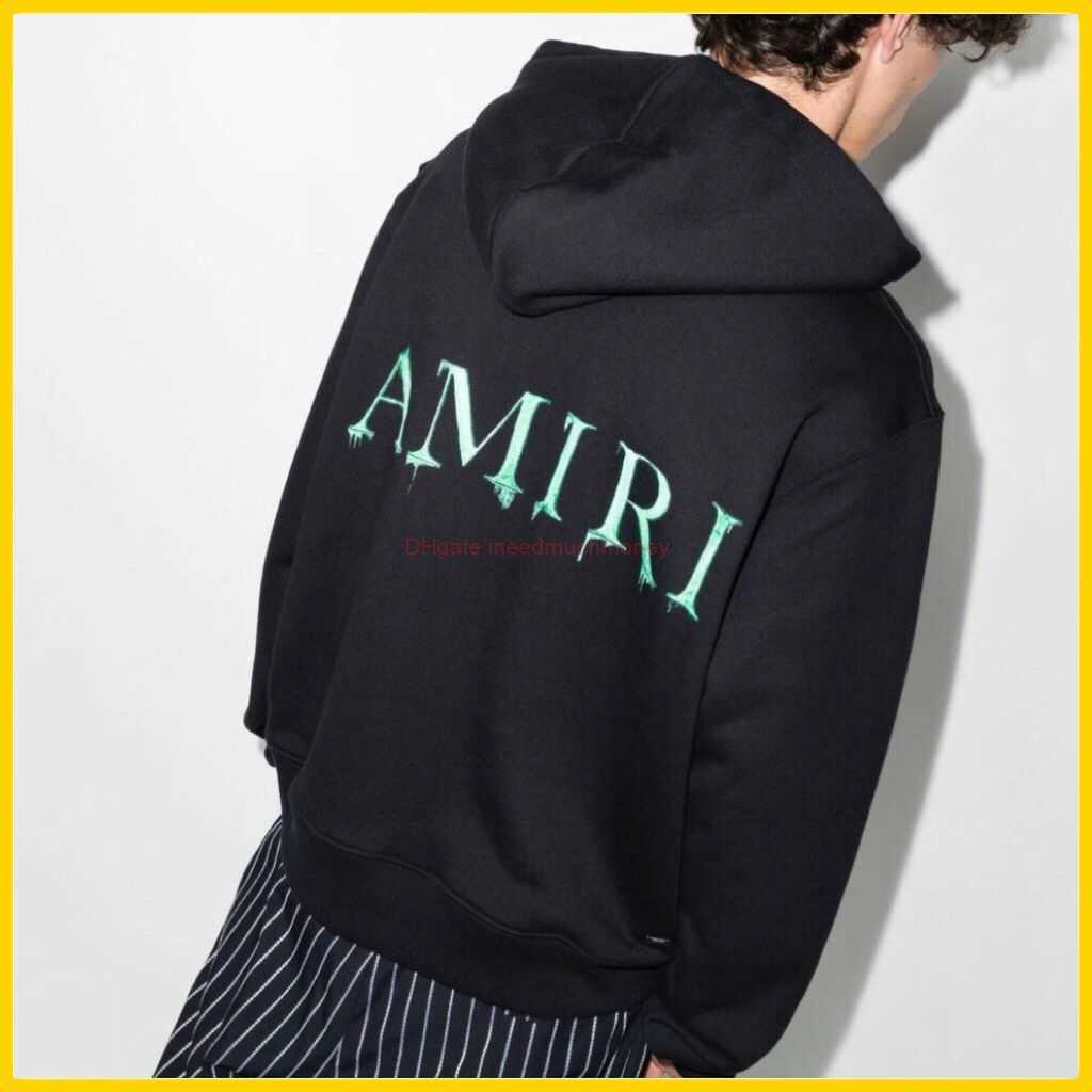 

Designer Clothing Mens Sweatshirts Amires Am Hoodies Amies 2xf New 3d Letter Flowing Color Printed Hooded Sweatshirt for Mens Winter Loose High Street Hoodie Fashio, Shipping fee
