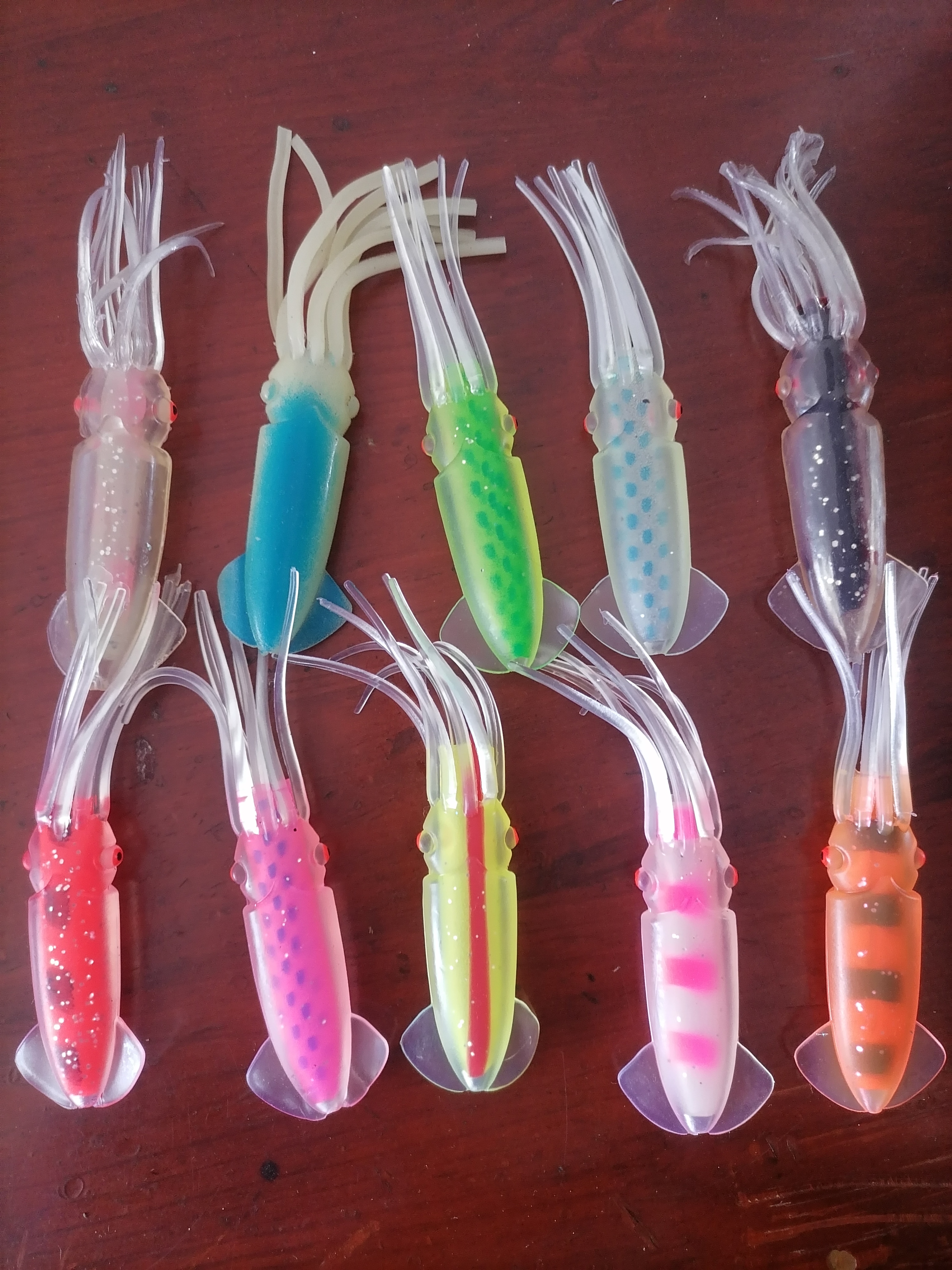 

soft squid cuttlefish lure mix colours order