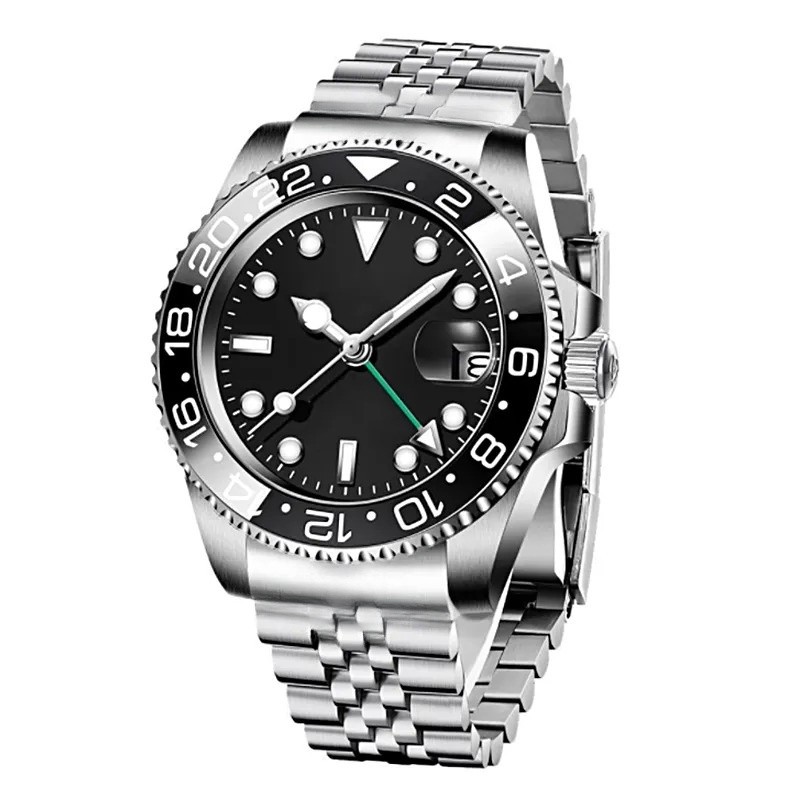 

40mm watch mens designer stainless steel strap sapphire scratch-resistant mirror waterproof luminous watch rootbeer Montre De Luxe watches automatic 904L With box