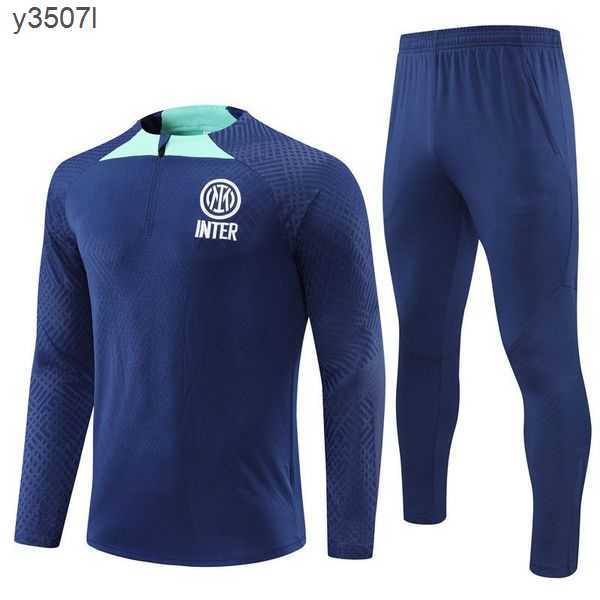 

2023 New inter tuta calcio Tracksuit Lautaro Chandal Futbol soccer MILANO Training suit 22 23 milans camiseta DE FOOT Men and Kids 666 91BC, Black