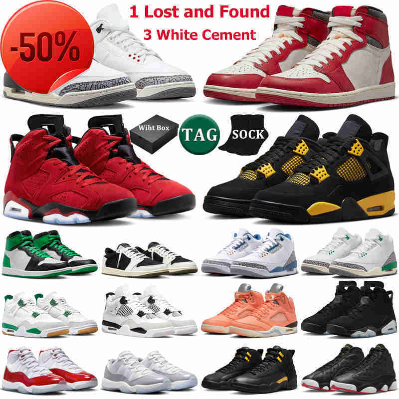 

2023 2023 men basketball shoes 1s low Olive Reverse Mocha 3s 11s White Cement Grey Lucky Green 4s Thunder 5s 6s Toro Bravo 12s 13s Black Taxi Playoffs mens trainers, 17