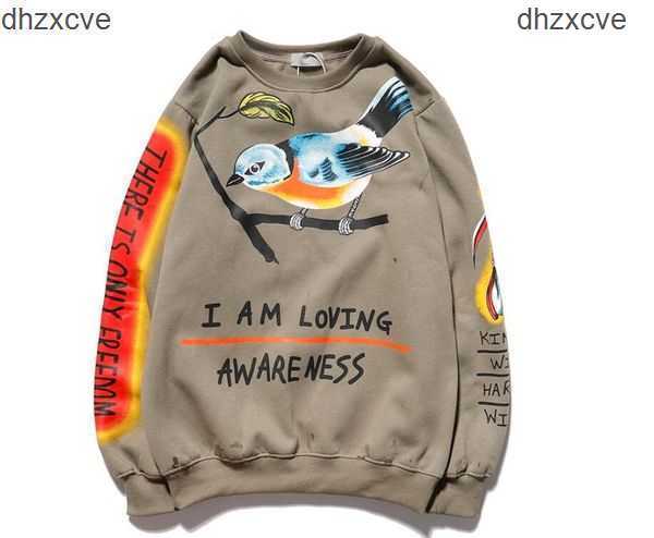 

Top quality Men's Hoodies I Am Loving Awareness Sweatshirts Hoodie Hip Hop Rapper Funny Bird Skull Long Sleeves Sweatshirt GM7L, Style 2