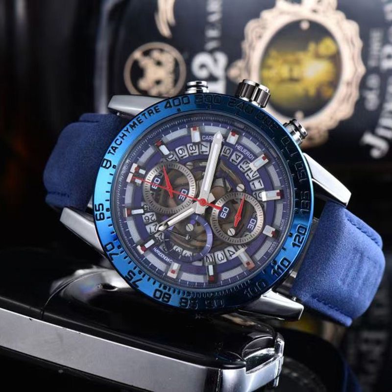 

Top Quality Men Watches Subdial Quartz Car Watch Chronometre Leather Strap Waterproof Racing Wristwatch Analog Luxury Brand Father's Day Gifts 2023, Watch screwdriver