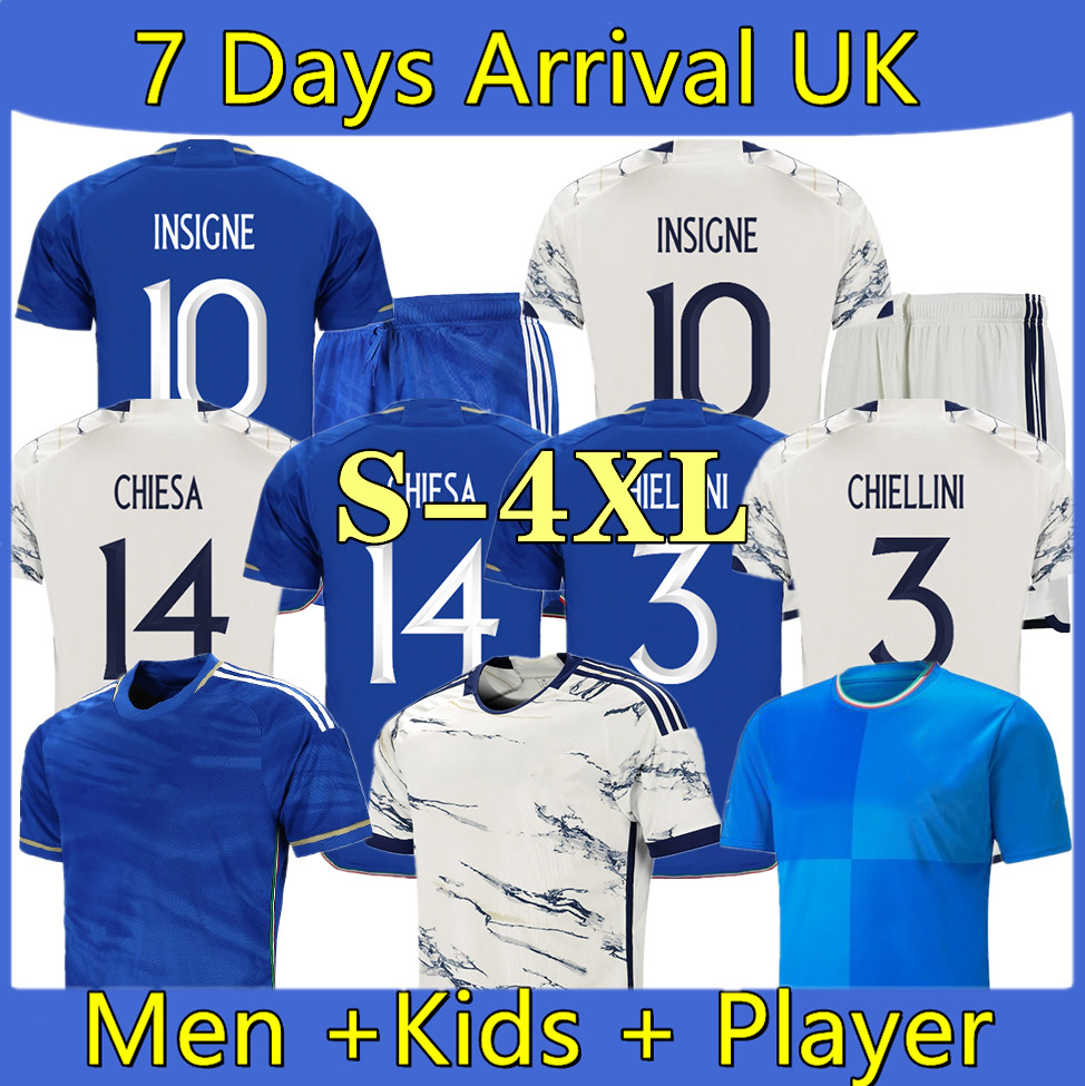 

Italia soccer Jersey 2023 INSIGNE VERRATTI Belotti CHIESA BARELLA finals BONUCCI ItalyS FOOTBALL SHIRTS men kids kit, 22/23 home