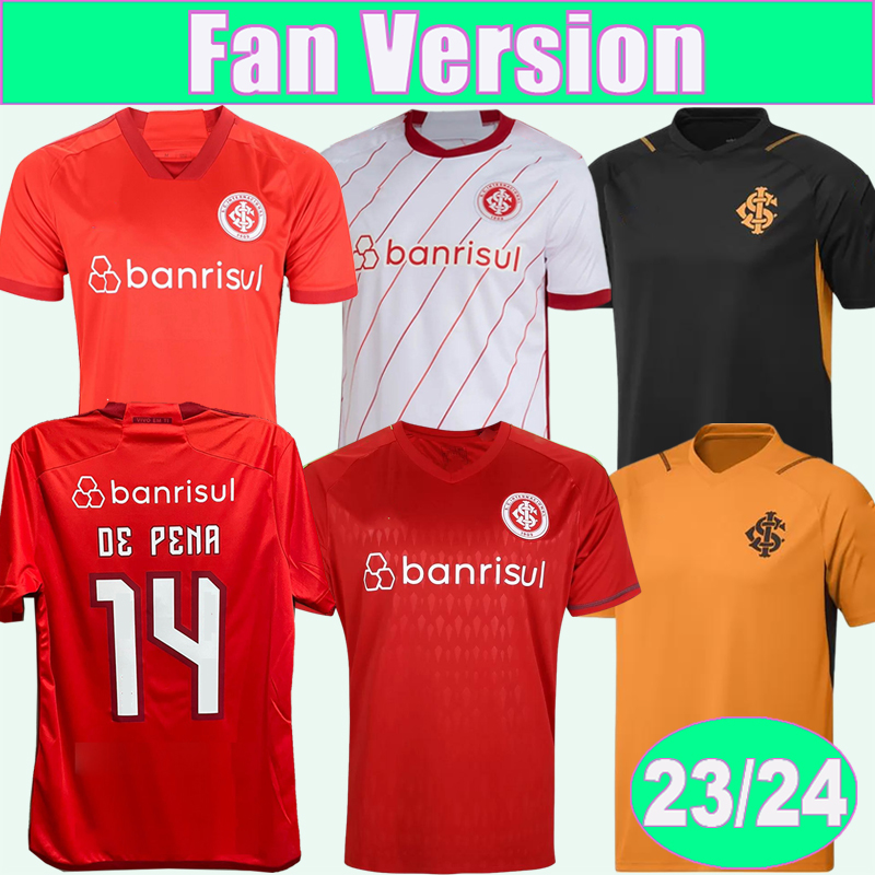 

23 24 Internacional NICO Mens Soccer Jerseys DE PENA ALEMAO L.ADRIANO ALEMAO A. PATRICK Home Red Away Training Wear Football Shirts Short Sleeve Uniforms, Qm130105 23 24 home brasileir. seri. a