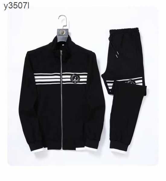 

3 Designer Mens tracksuit Luxury Men Sweatsuits Long sleeve Classic Fashion Pocket Running Casual Man Clothes Outfits sports suit M- AFPY, Black
