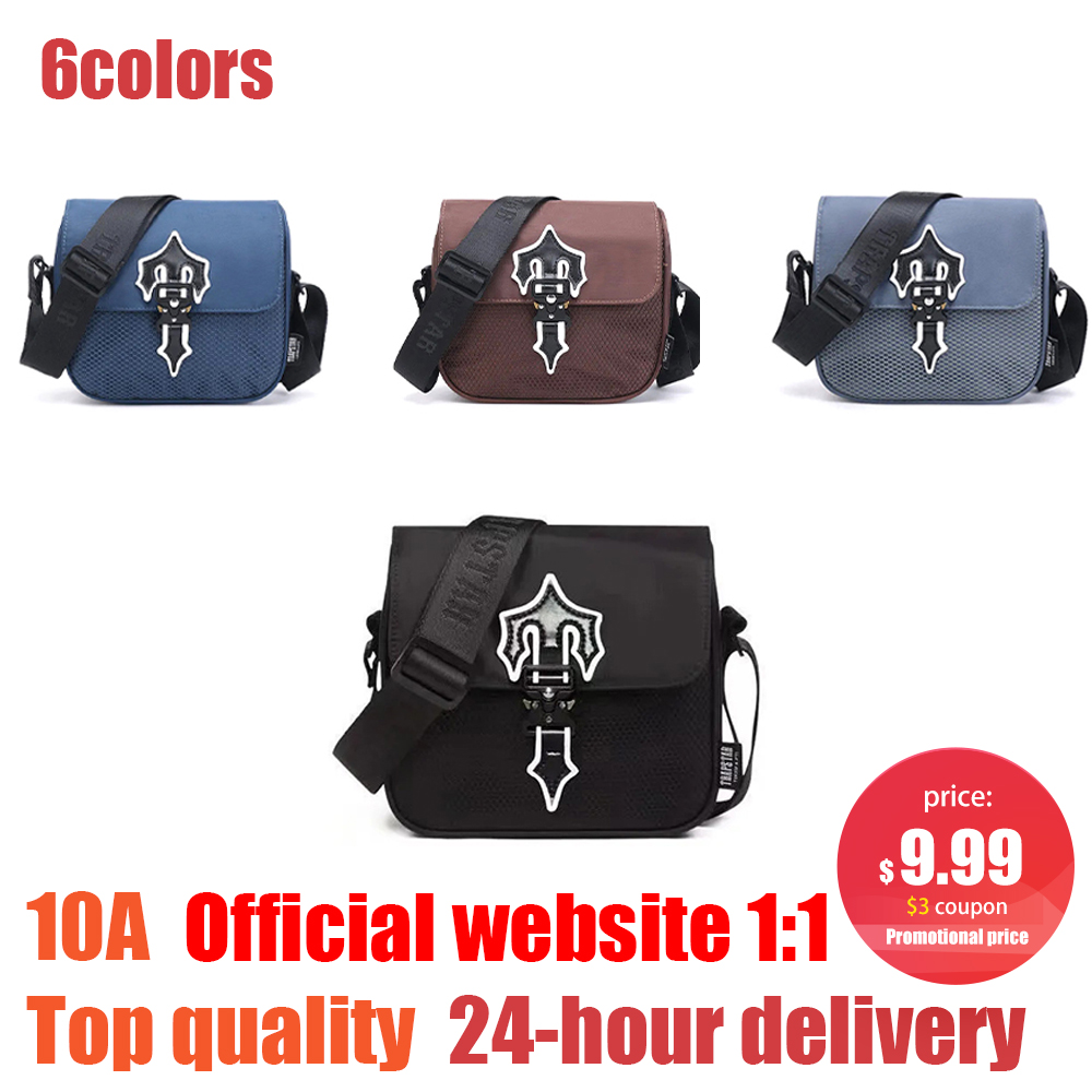

Luxurys Designer Men IRONGATE COBRA T Shoulder bag Trapstars messenger Crossbody Bag nylon handbag Oxford Rapper travel womens Trapstar clutch tote purse toiletry, Light haze blue