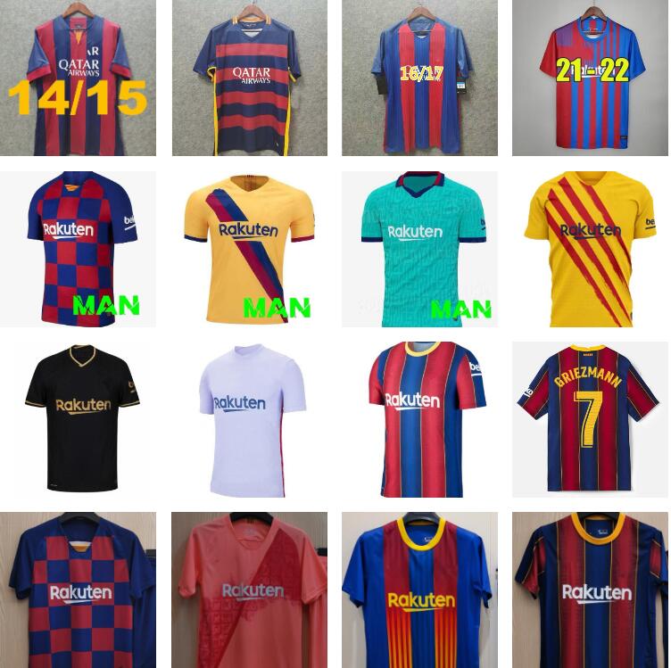 

18 19 20 21 Retro barcelona PUYOL A.INIESTA XAVI MESSIs soccer jerseys 2014 2015 2016 2017 2018 2019 2021 2022 home NEYMAR JR PIQUE SUAREZ vintage classic football shirt