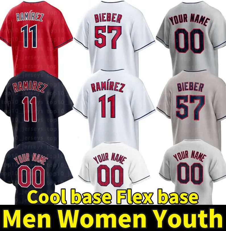 

Custom Baseball Jerseys Jose Ramirez Guardians Steven Kwan Josh Bell Shane Bieber Myles Straw Andres Gimenez Amed Rosario Josh Naylor Zach Plesac Men Women Jersey, Men color 1