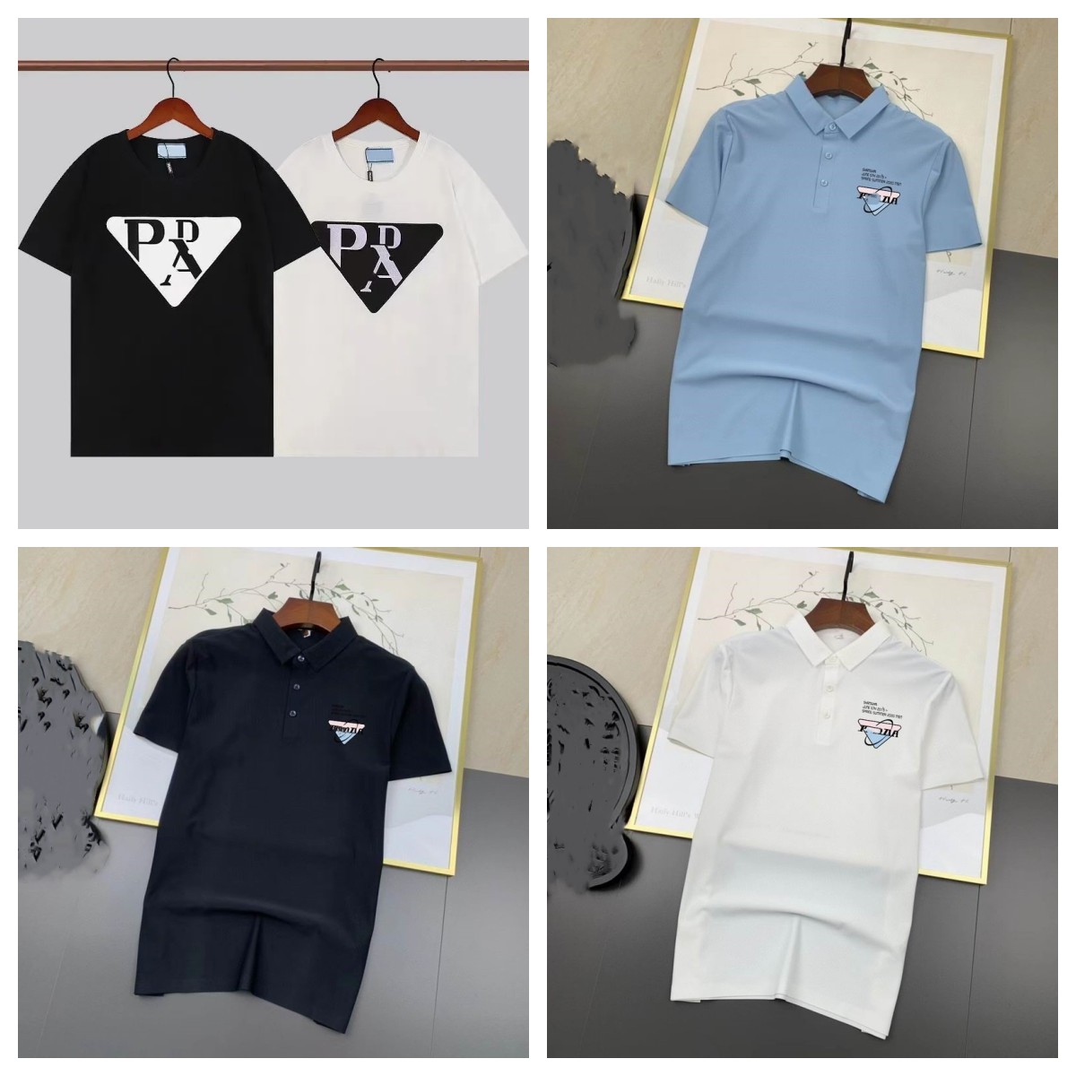

2023 Mens T Shirts Designer T Shirt Men Tee Summer Cotton Short-sleeved Casual Round-neck Letter-printed Polo Shirts Street Fashion Lovers Top Tees S-XXXXXL